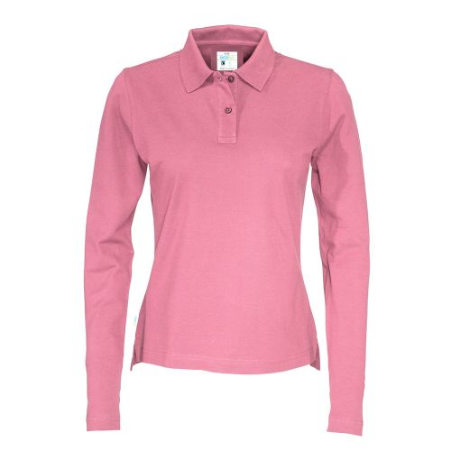 Ladies' polo shirt long sleeves - Image 6